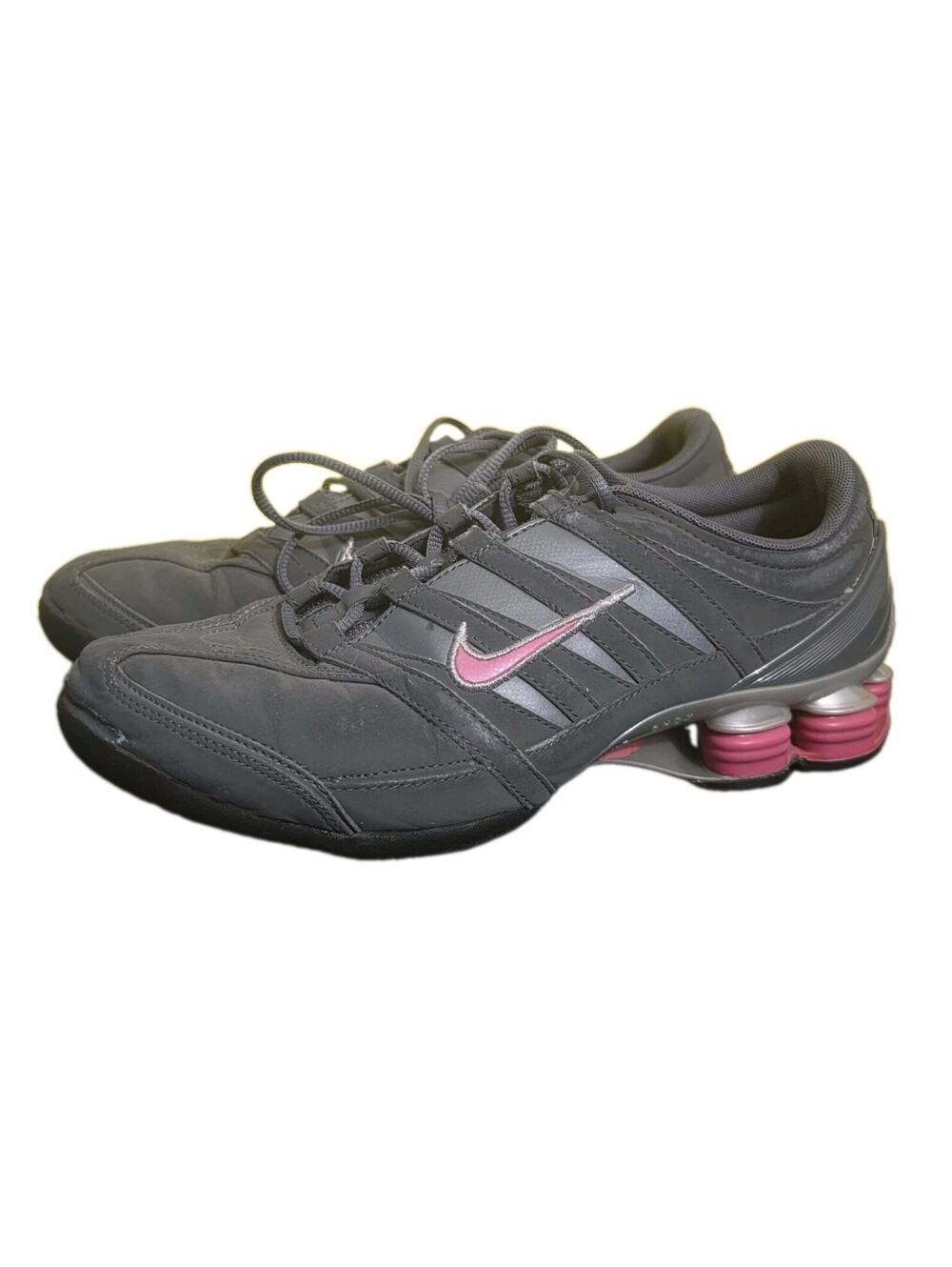 Size 8 - Nike Shox NZ Cool Grey Pink Workout, Running Shoes